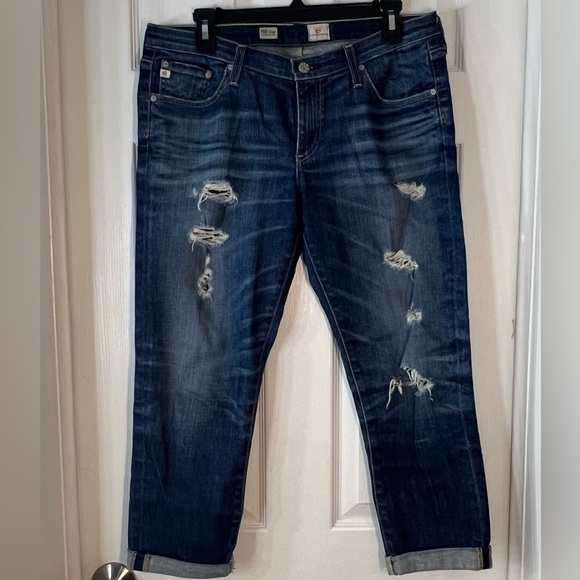 Adriano Goldschmied Jeans Stilt Crop Cigarette‎ Crop Women’s Size 31R - Picture 1 of 8